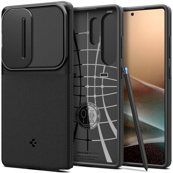 Spigen Optik Armor kryt Samsung Galaxy S25 Ultra černý