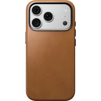 Nomad Traditional Leather MagSafe kožený kryt iPhone 17 Pro/18 Pro English Tan - Pouzdra