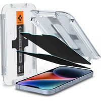 Spigen Glass tR EZ Fit Sensor Open Privacy sklo iPhone 17e/16e/14/13 Pro/13 (2-pack) - Ochranné folie a skla
