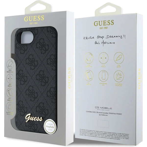 Guess 4G kryt iPhone 17e/16e šedý - Pouzdra - Obrázek a93b714f9c34441e94659348e5f7eabb