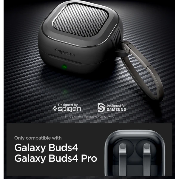Spigen Rugged Armor pouzdro Samsung Galaxy Buds4 Pro/Buds4, matně černé - Pouzdra - Obrázek a95d18a8013848bd85be6ce8dc6699d4