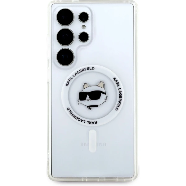 Karl Lagerfeld IML Choupette Head MagSafe kryt Samsung Galaxy S25 Ultra čirý - Pouzdra - Obrázek a9749a07b3e2444e8df5950abbcee5aa