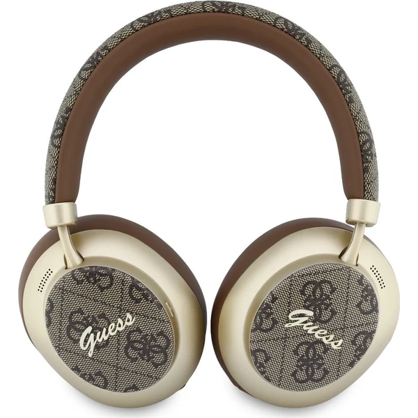 Guess PU 4G Gold Script Metal Logo ENC bezdrátová sluchátka hnědá - Sluchátka - Obrázek a9ab4ae9673d45fb925e36a177195e4c