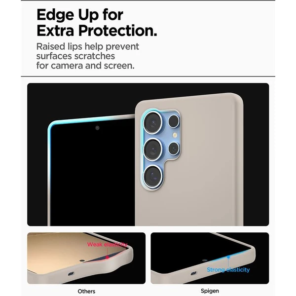Spigen Silicone Fit MagSafe kryt Samsung Galaxy S25 Ultra přírodní titan - Pouzdra - Obrázek a9b490854d03457fa1605f227bf063cd