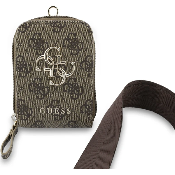 Guess Crossbody Popruh PU 4G Metal Logo + Peněženka hnědá - Popruhy a crossbody - Obrázek a9c1614e85844a5d86408af85b7b7c68
