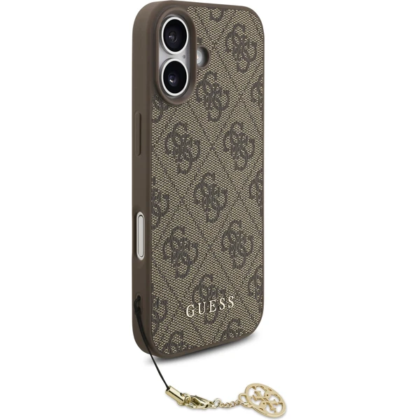 Guess 4G Charm kryt iPhone 17 hnědý - Pouzdra - Obrázek a9f881272fa54d19a7d1561b791b16bd