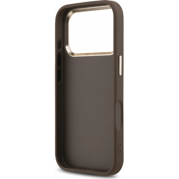 Guess PU 4G Metal Logo Strap kryt iPhone 18 Pro Max hnědý - Pouzdra - Obrázek a9ff930b818f4deba0f97f7573aa2311