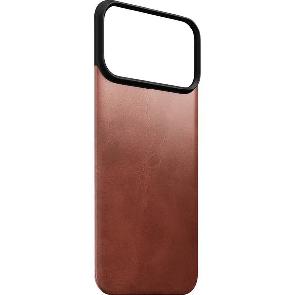 Nomad Magnetic Leather Back (Horween) MagSafe kožený kryt iPhone 17 Pro Max/18 Pro Max Olde Dublin - Pouzdra - Obrázek aa01e4f5f3d04f39ae2aeadfbcb8089b