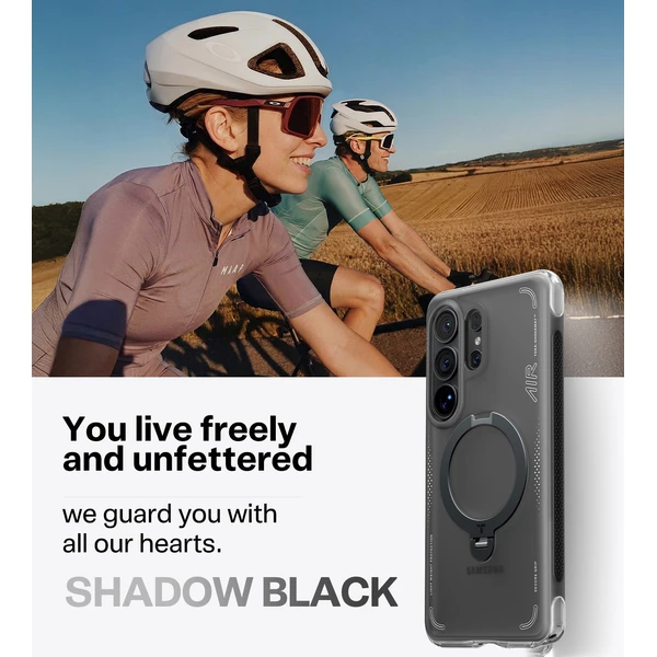 Torras Ostand Q3 Air MagSafe kryt Samsung Galaxy S26 Ultra shadow black - Pouzdra - Obrázek aa16b94b3e65425b91044c375163aaad