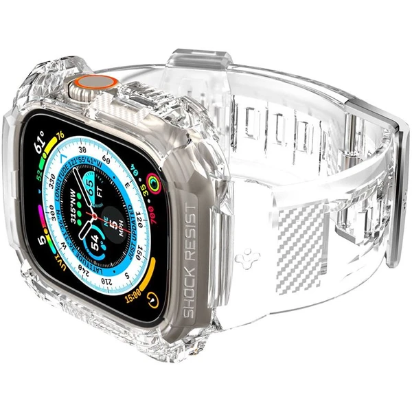 Spigen Rugged Armor Pro kryt s řemínkem Apple Watch Ultra 3/2/1 (49mm) čirý - Pouzdra - Obrázek aa2f2bbb7dd440abacb62f99a448bd3b
