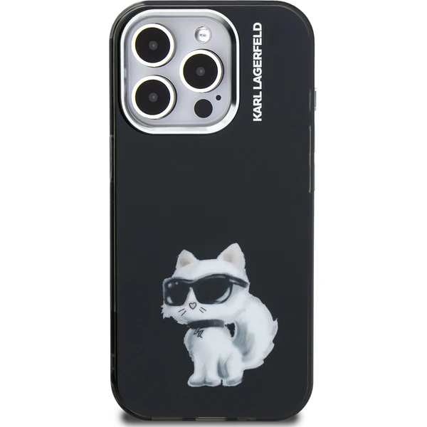 Karl Lagerfeld IML Aquarelle Choupette kryt iPhone 15 Pro Max černý - Pouzdra - Obrázek aa6452de50074aa3a5de8617a3b9227b