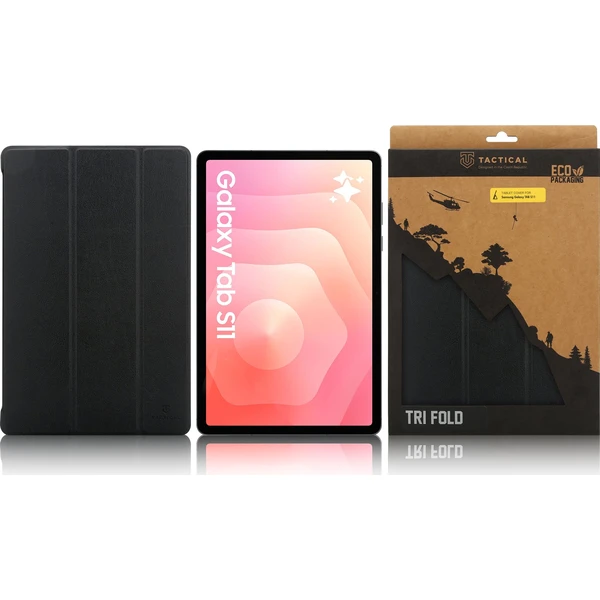 Tactical Book Tri Fold pouzdro Samsung Galaxy TAB S11 černé - Pouzdra - Obrázek aa791d21bd044907bb55cbe26ea76d0a