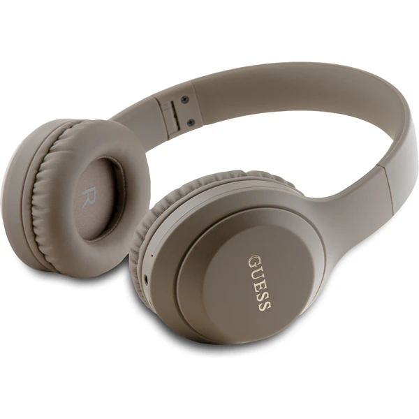 Guess Classic Silver Logo Bluetooth bezdrátová sluchátka hnědá - Sluchátka - Obrázek aa852081a173436cbbe1cfedee56f87f