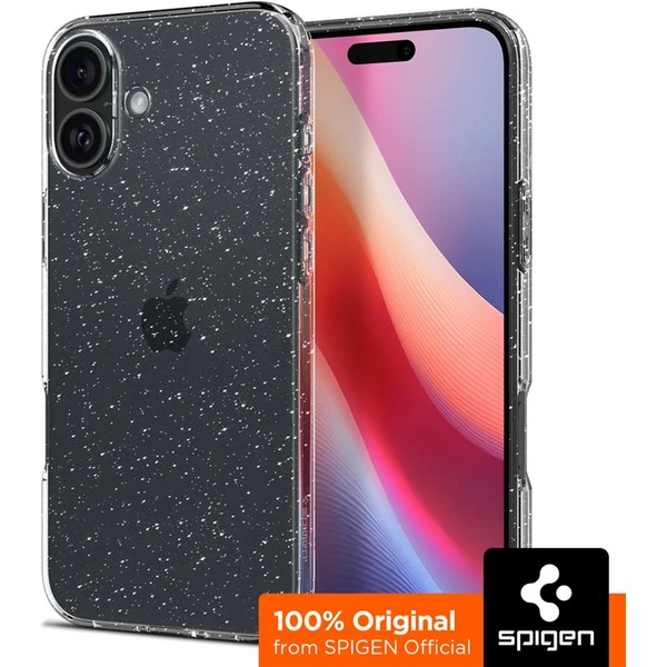 Spigen Liquid Crystal Glitter kryt iPhone 16 crystal quartz - Pouzdra - Obrázek aaaff279284e4fce935a318c750a8cbe