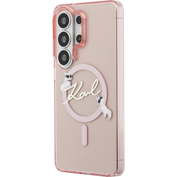 Karl Lagerfeld IML Choupette Karl Script Logo Magnetic kryt Samsung Galaxy S26 Ultra růžový - Pouzdra - Obrázek aaca340edcda4c6abb0d48fcc69206dc
