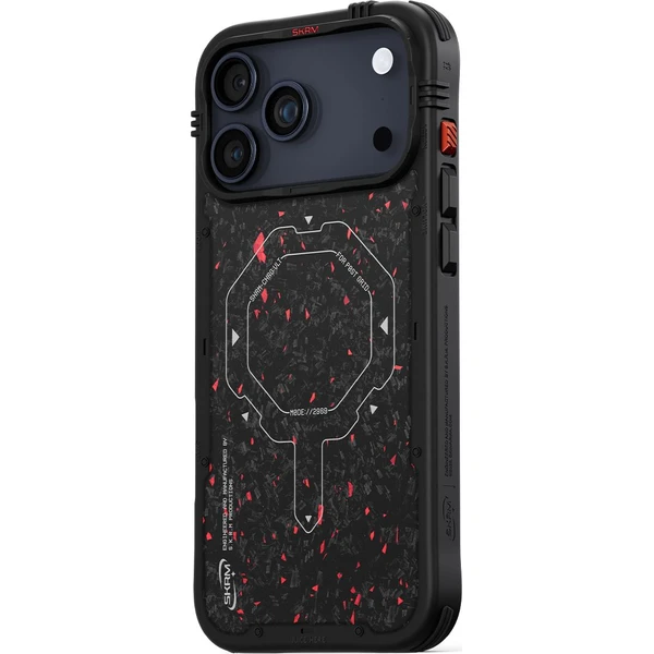 SKINARMA Vektor Mag-Charge MagSafe kryt iPhone 17 Pro Black/Red - Pouzdra - Obrázek aad5330c02ae49d2b23b9a10df743c27