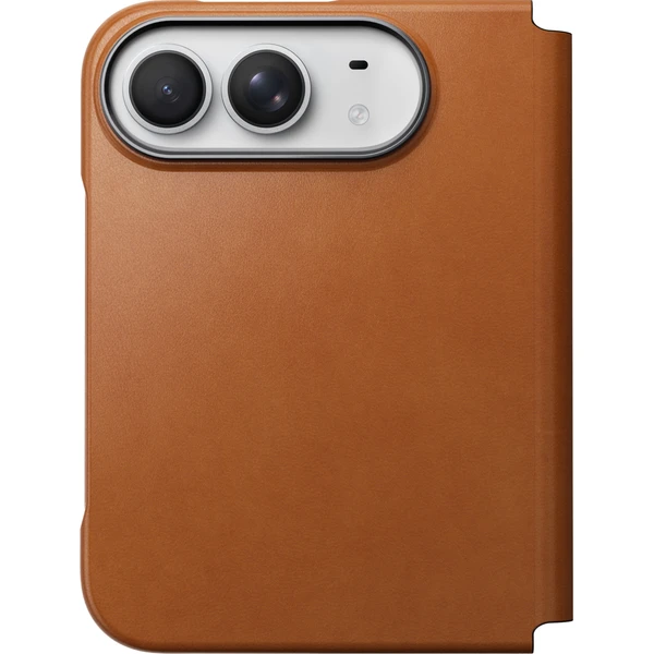 Nomad Traditional Leather Folio (Horween) MagSafe kožené pouzdro iPhone Duo sedlová hnědá - Pouzdra - Obrázek aaeb58a7b8944aa19fe489c282a43ec0