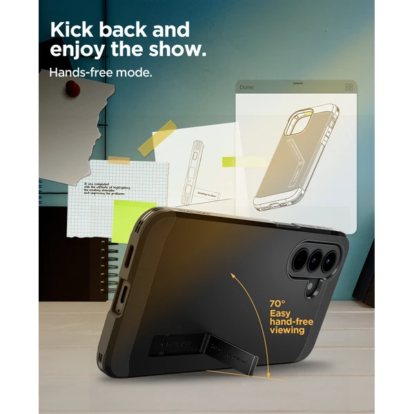 Spigen Tough Armor kryt Samsung Galaxy A57 5G black - Pouzdra - Obrázek aaf5e9b8f6564f1eae58dcc4371886a0