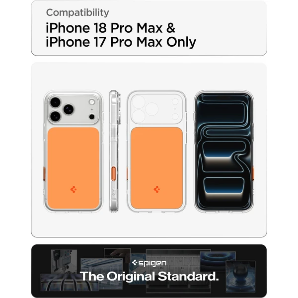 Spigen Ultra Hybrid T MagSafe kryt iPhone 18 Pro Max/17 Pro Max glossy orange - Pouzdra - Obrázek aafda5acd4964974999018e01f15b515