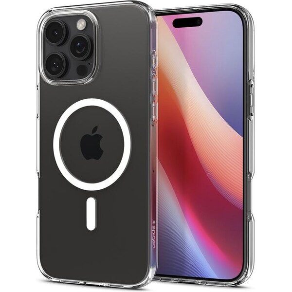 Kryt pro iPhone 16 Pro Spigen Liquid Crystal MagSafe - průhledný
