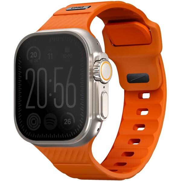 UNIQ Stride FKM Rubber voděodolný řemínek Apple Watch 49/45/44/42mm oranžový