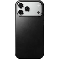 Nomad Traditional Leather (Horween) MagSafe kožený kryt iPhone 17 Pro Max/18 Pro Max Black - Pouzdra