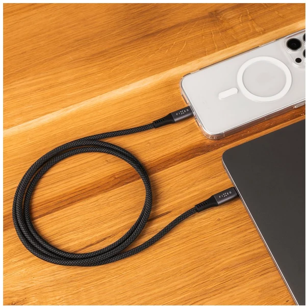 FIXED Multimedia Cabel USB-C napájecí a datový kabel 4K/60z, 20Gbps, 240W, 2m šedý - Kabely a redukce - Obrázek ab26324f707740fe93b93a9ed3aae4e3