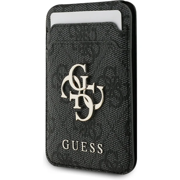 Guess 4G Metal Logo MagSafe Cardslot peněženka se stojanem černá - Peněženky - Obrázek ab4b229cea494b3e8b4afa327a5c4b1b