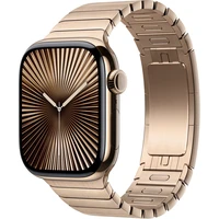 Apple Watch 42/41/40/38mm zlatý článkový tah - Řemínky