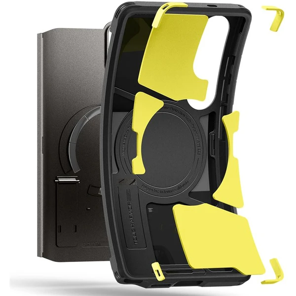 Spigen Tough Armor MagSafe kryt Samsung Galaxy S25 Ultra tmavě šedý - Pouzdra - Obrázek ab59931b5316450881a8188025979f63