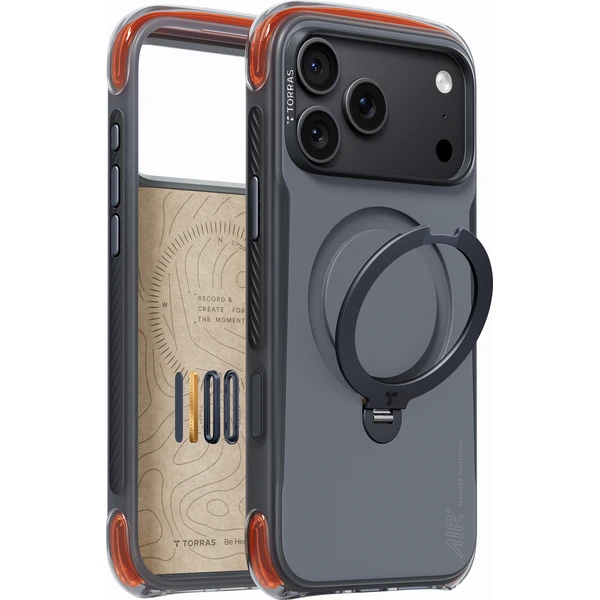 Torras Ostand Q3 Air Pro MagSafe kryt iPhone 18 Pro černý - Pouzdra - Obrázek abb3f9fd06cc454a88a42603d0fd660b