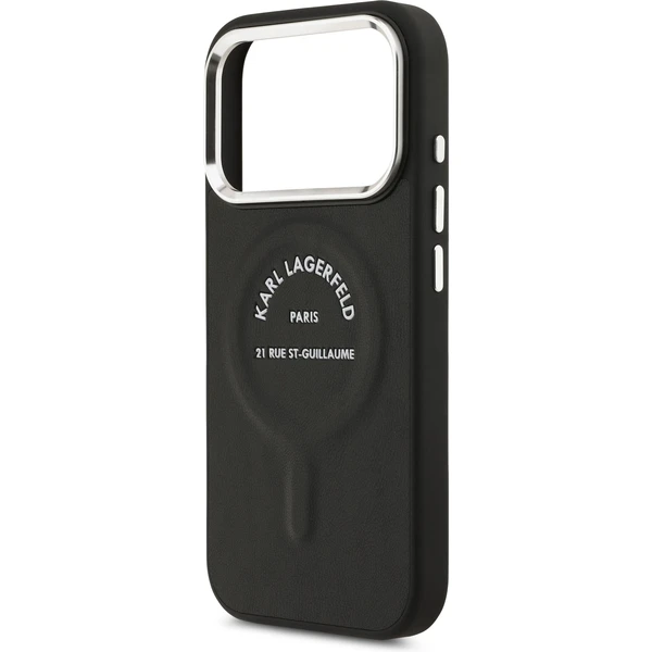 Karl Lagerfeld PU RSG Logo MagSafe kryt iPhone 17 Pro černý - Pouzdra - Obrázek abd4e1e1643d4513b2f3118733f4b56c