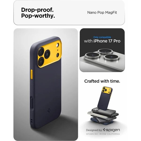 Spigen Nano Pop MagSafe kryt iPhone 17 blueberry navy - Pouzdra - Obrázek abdfd72649a045fbac77539c69a4d077