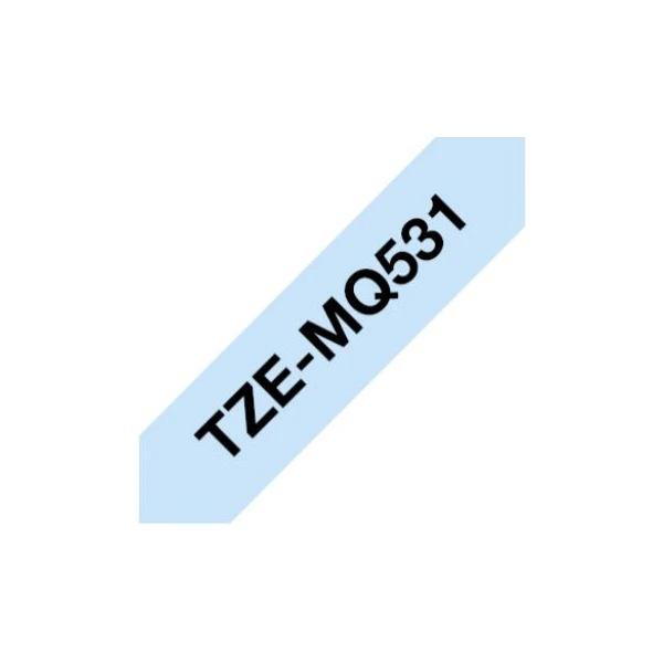 Brother TZe-MQ531 matná páska černá na modrém 12 mm - Pásky pro štítkovače - Obrázek abe1c7758e234d5b96110b56fef8663d