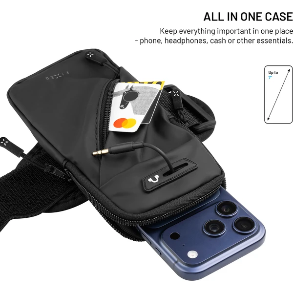 FIXED Armbag sportovní pouzdro na ruku pro smartphony až 7" černé - Pouzdra - Obrázek ac170206f93b48879046f03d225fb151