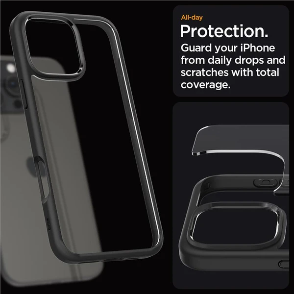Spigen Ultra Hybrid kryt iPhone 16 Pro matte black - Pouzdra - Obrázek ac2866e2dfc745a2bf565cdf6e645ec9