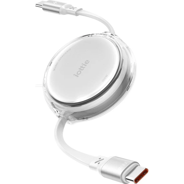 iOttie 100W Retractable samonavíjecí USB-C kabely (2 ks) bílé - Kabely a redukce - Obrázek ac44482e8e5d4447a587415f50644f9b