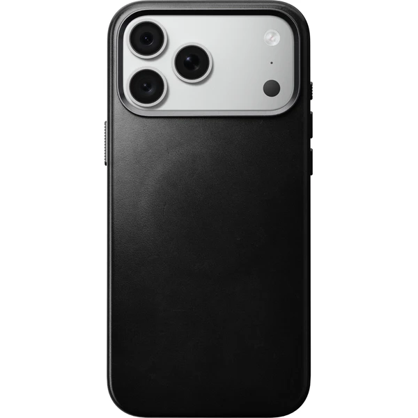 Nomad Traditional Leather (Horween) MagSafe kožený kryt iPhone 17 Pro Max/18 Pro Max Black - Pouzdra - Obrázek ac47f01681084fa49009d06d985ef776