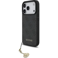 Guess 4G Charm kryt iPhone 17 Pro šedý - Pouzdra