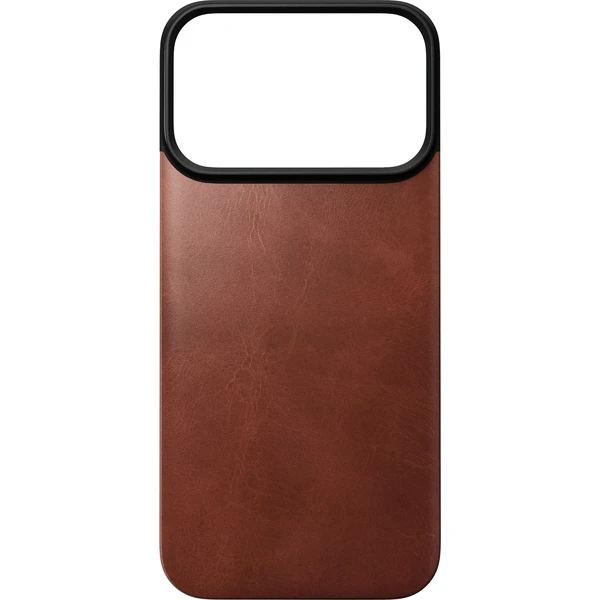 Nomad Magnetic Leather Back (Horween) MagSafe kožený kryt iPhone 17 Pro/18 Pro Olde Dublin - Pouzdra - Obrázek ac97e72c8a1f47cb80ac6686efa5fdc8
