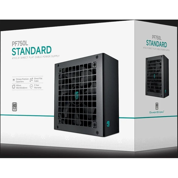 DEEPCOOL GAMERSTORM PF750L 750W černý - Zdroje - Obrázek acb45428f4f64e24b3e2a4003b3a77ce