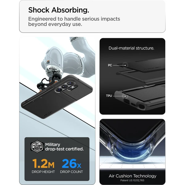 Spigen Slim Armor CS kryt Samsung Galaxy S26 Ultra černý - Pouzdra - Obrázek acb5f10d225a4b759b29c3385623657b