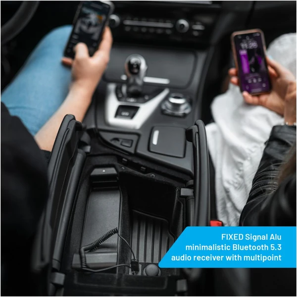 FIXED Signal Alu Bluetooth audio přijímač se zabudovaným mikrofonem  šedý - Bluetooth adaptéry - Obrázek acc29b3b370049c4afbdbd92b6c90360