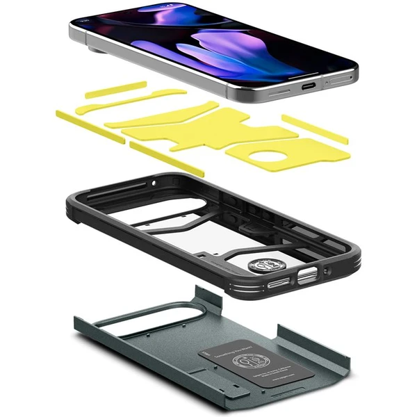Spigen Tough Armor kryt Google Pixel 9 Pro/Pixel 9 zelený - Pouzdra - Obrázek acc82b7cf54547e999d0a5f1741bd54b