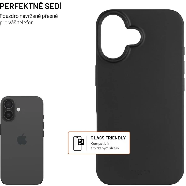 FIXED ReStory TPU recyklovaný kryt Apple iPhone 16 černý - Pouzdra - Obrázek acf31d4eb30f4d3ebcb0f6083baa74b7