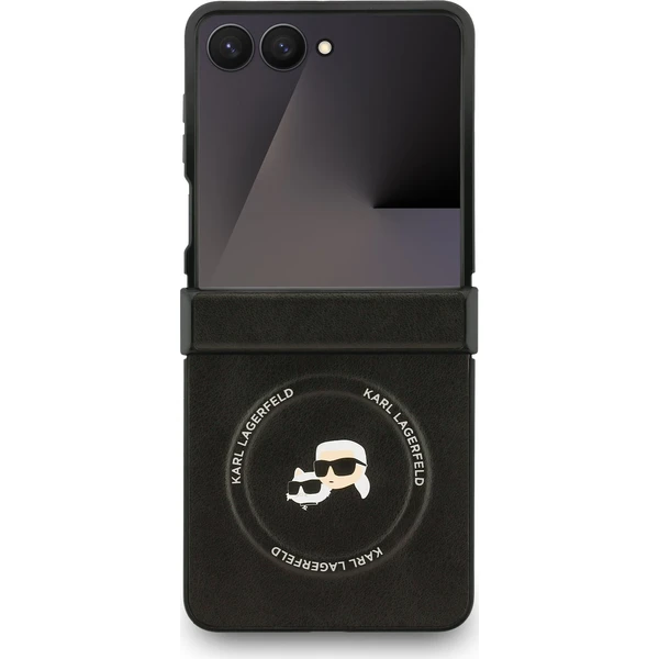Karl Lagerfeld PU Karl and Choupette Heads Magnetic kryt Samsung Galaxy Z Flip 7 černý - Pouzdra - Obrázek ad3e6e7578144dc689f0022a995a1792