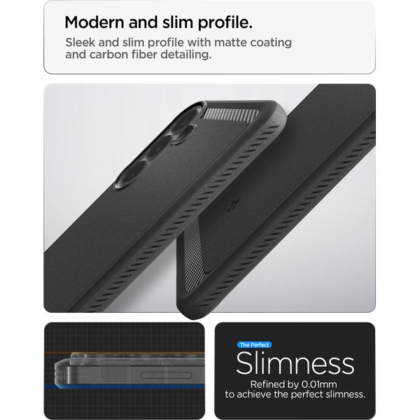 Spigen Rugged Armor kryt Samsung Galaxy S26 FE matte black - Pouzdra - Obrázek ad44ba3f60064ffa98ca0de68a4e7962