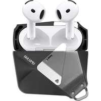Aulumu A29 Geometric Case pouzdro AirPods 4 Black - Pouzdra