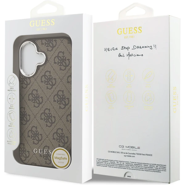 Guess 4G MagSafe kryt iPhone 17 hnědý - Pouzdra - Obrázek ad59220764f3475fa0affd337da49886