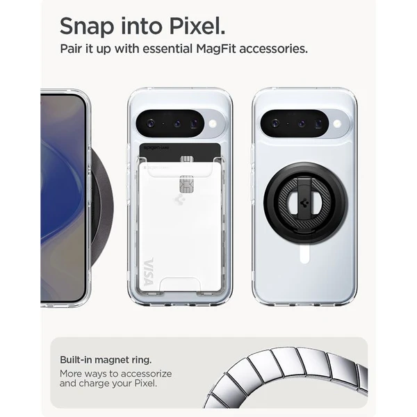 Spigen Ultra Hybrid MagSafe kryt Google Pixel 10/10 Pro clear white - Pouzdra - Obrázek ad6d1d14d621436d95b440eb6deb129b